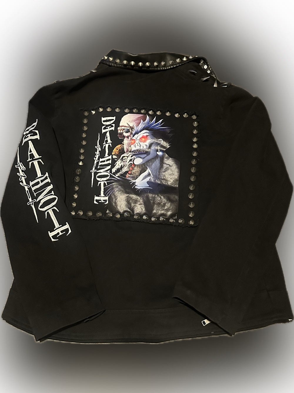 Dolls Kill x Death Note Calling Card Moto Jacket